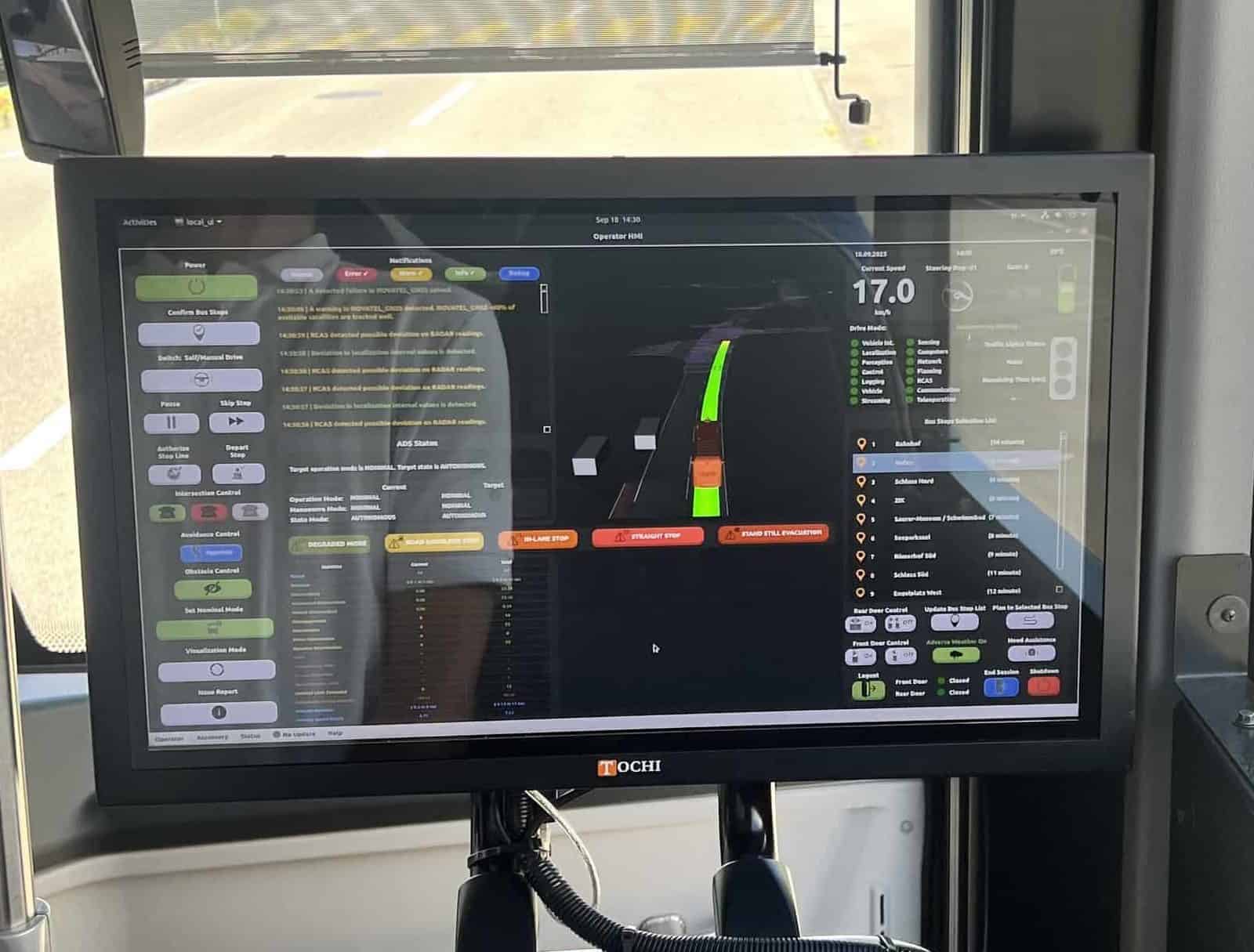 From Vision to Reality: A Day of Autonomous Discovery in Arbon 2 Autonomous Bus Safety Monitor