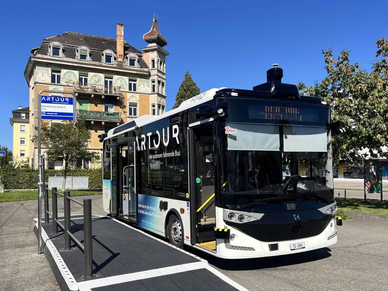From Vision to Reality: A Day of Autonomous Discovery in Arbon 1 ARTOUR - Autonomous Bus in Arbon
